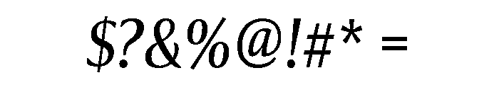 Collier Extra Condensed Book Italic Font OTHER CHARS