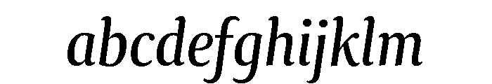 Collier Extra Condensed Book Italic FONT