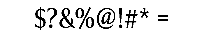 Collier Extra Condensed Book Font OTHER CHARS