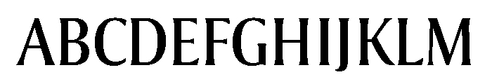 Collier Extra Condensed Book Font UPPERCASE