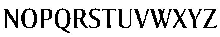 Collier Extra Condensed Book Font UPPERCASE
