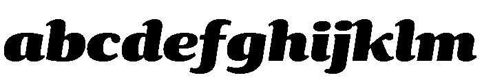 Collier Extra Condensed Extra Black Italic FONT