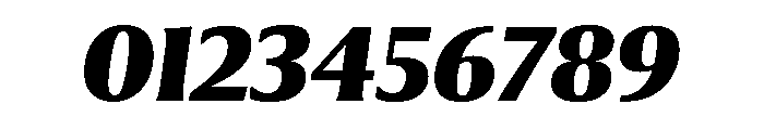 Collier Extra Condensed Extra Bold Italic Font OTHER CHARS