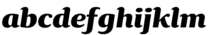 Collier Extra Condensed Extra Bold Italic FONT