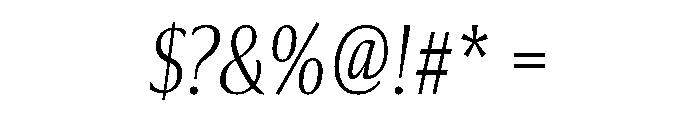Collier Extra Condensed Extra Thin Italic Font OTHER CHARS