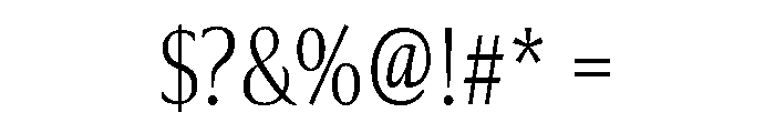 Collier Extra Condensed Extra Thin Font OTHER CHARS