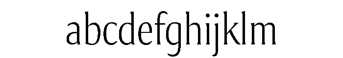 Collier Extra Condensed Extra Thin FONT