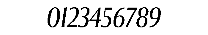 Collier Extra Condensed Light Italic Font OTHER CHARS