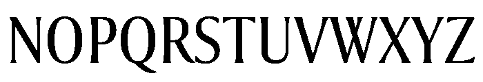 Collier Extra Condensed Light Font UPPERCASE