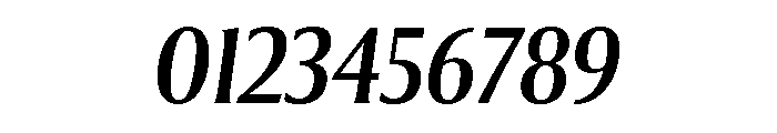Collier Extra Condensed Regular Italic Font OTHER CHARS