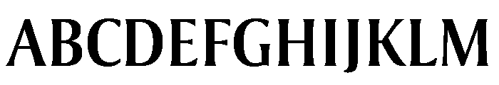 Collier Extra Condensed Regular Font UPPERCASE
