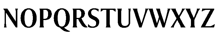 Collier Extra Condensed Regular Font UPPERCASE
