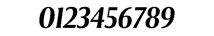 Collier Extra Condensed Semi Bold Italic Font OTHER CHARS