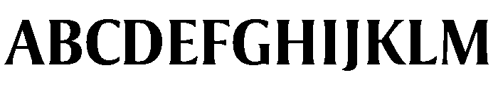 Collier Extra Condensed Semi Bold Font UPPERCASE