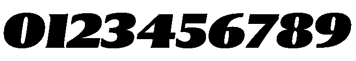 Collier Extra Condensed Ultra Italic Font OTHER CHARS