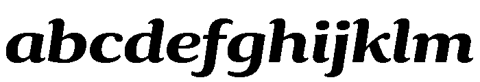 Collier Extra Extended Bold Italic FONT
