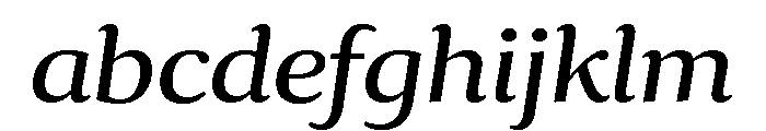 Collier Extra Extended Book Italic FONT