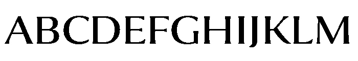 Collier Extra Extended Book Font UPPERCASE