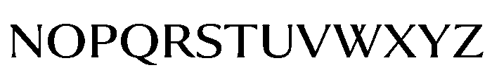 Collier Extra Extended Book Font UPPERCASE