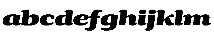 Collier Extra Extended Extra Black Italic FONT