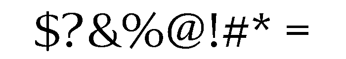 Collier Extra Extended Extra Light Font OTHER CHARS