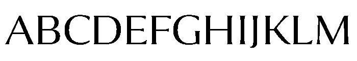Collier Extra Extended Extra Light Font UPPERCASE