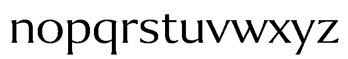 Collier Extra Extended Extra Light Font LOWERCASE