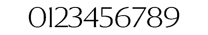 Collier Extra Extended Extra Thin Font OTHER CHARS