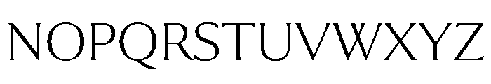 Collier Extra Extended Extra Thin Font UPPERCASE