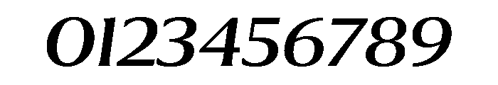 Collier Extra Extended Regular Italic Font OTHER CHARS