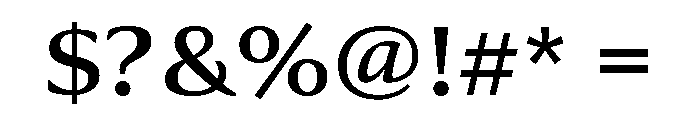 Collier Extra Extended Regular Font OTHER CHARS