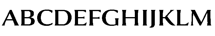 Collier Extra Extended Regular Font UPPERCASE