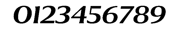 Collier Extra Extended Semi Bold Italic Font OTHER CHARS