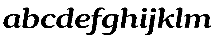Collier Extra Extended Semi Bold Italic FONT