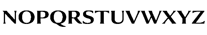 Collier Extra Extended Semi Bold Font UPPERCASE
