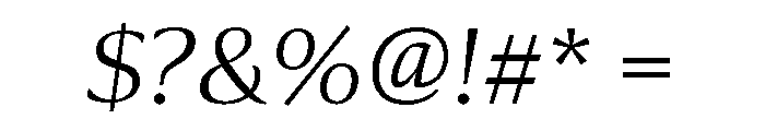 Collier Extra Extended Thin Italic Font OTHER CHARS