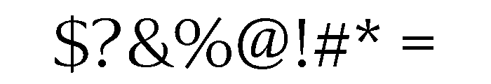 Collier Extra Extended Thin Font OTHER CHARS