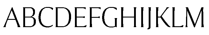 Collier Extra Thin Font UPPERCASE