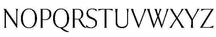 Collier Extra Thin Font UPPERCASE