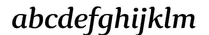 Collier Italic FONT