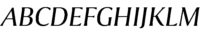 Collier Light Italic Font UPPERCASE