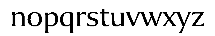 Collier Light Font LOWERCASE