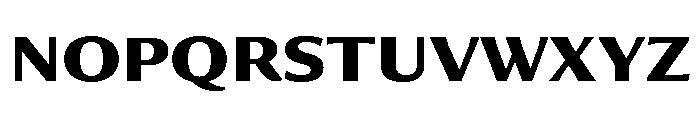 Collier Sans Bold Font UPPERCASE