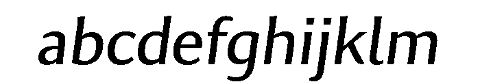 Collier Sans Book Italic FONT