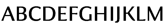 Collier Sans Book Font UPPERCASE