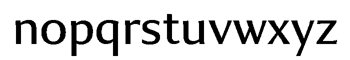 Collier Sans Book Font LOWERCASE