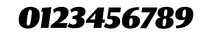 Collier Sans Compressed Black Italic Font OTHER CHARS