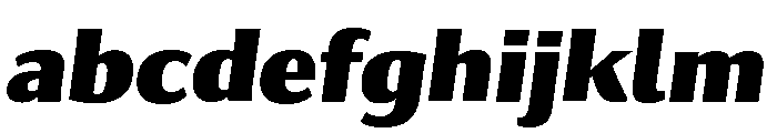 Collier Sans Compressed Black Italic FONT