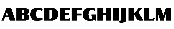 Collier Sans Compressed Black Font UPPERCASE
