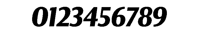 Collier Sans Compressed Bold Italic Font OTHER CHARS